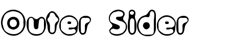 Schriftart Outer Sider: Mehr Infos & Vorschau Generator TTF: Outer Sider Schriftart
