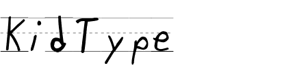 TTF: KidType Schriftart