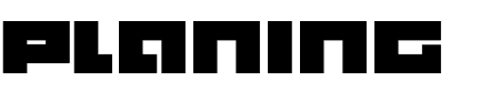 Schriftart Planing: Mehr Infos & Vorschau Generator TTF: Planing Schriftart
