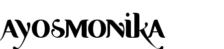 TTF: Ayosmonika Schriftart