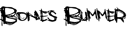 TTF: Bones Bummer Font