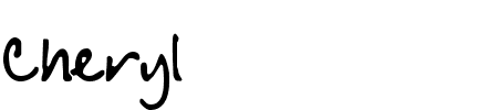 TTF: Cheryl Schriftart