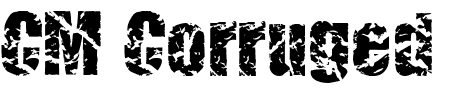 TTF: CM Corruged Schriftart