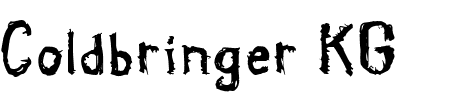 TTF: Coldbringer KG Schriftart