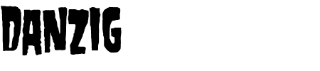 TTF: danzig Schriftart