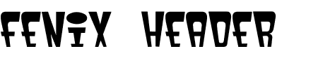 Schriftart Fenix Header: Mehr Infos & Vorschau Generator TTF: Fenix Header Schriftart