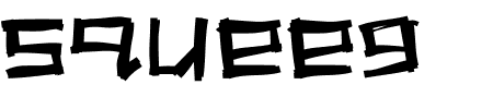 TTF: Squeeg Font