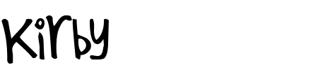 Schriftart Kirby: Mehr Infos & Vorschau Generator TTF: Kirby Schriftart