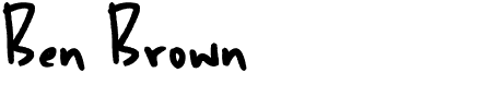 TTF: Ben Brown Schriftart