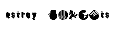 TTF: Destroy Dingbats Schriftart