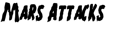 TTF: Mars Attacks Font