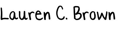 TTF: Lauren C. Brown Schriftart