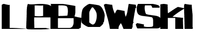 TTF: Lebowski Schriftart