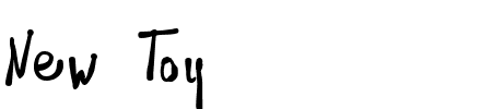 TTF: New Toy Schriftart