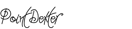 TTF: Point Dexter Schriftart
