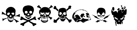 TTF: Totenkopf Schriftart