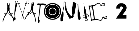 TTF: Anatomie 2 Schriftart
