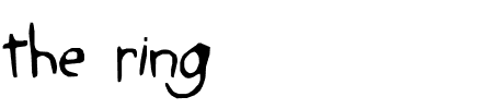TTF: The Ring Schriftart