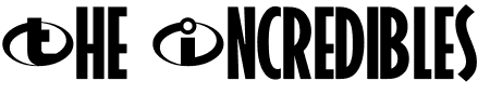 TTF: The Incredibles Schriftart