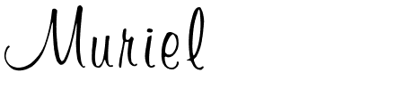 TTF: Muriel Schriftart