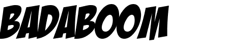 TTF: BadaBoom Schriftart