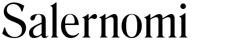 TTF: Salernomi Schriftart