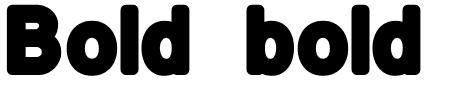 Schriftart Bold bold: Mehr Infos & Vorschau Generator TTF: Bold bold Schriftart