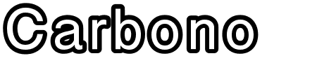 Font Carbono: Mehr Infos & Zeichen Übersicht TTF: Carbono Font