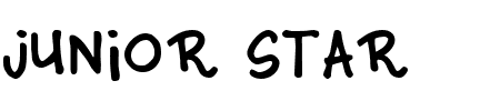 TTF: Junior star Schriftart