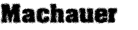 Schriftart Machauer: Mehr Infos & Zeichen Übersicht TTF: Machauer Schriftart