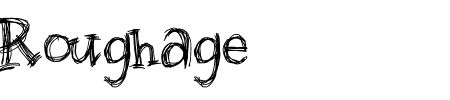 TTF: Roughage Schriftart