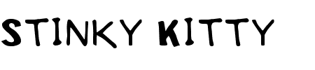 TTF: Stinky Kitty Schriftart