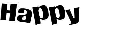 Schriftart Happy: Mehr Infos & Vorschau Generator TTF: Happy Schriftart