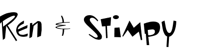 TTF: Ren & Stimpy Schriftart