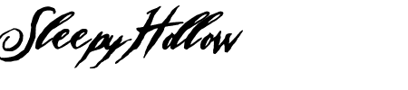 TTF: Sleepy Hollow Schriftart