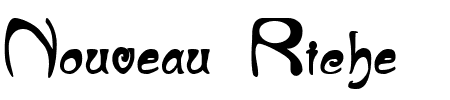 Schriftart Nouveau Riche: Mehr Infos & Vorschau Generator TTF: Nouveau Riche Schriftart