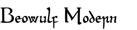 TTF: Beowulf Modern Schriftart