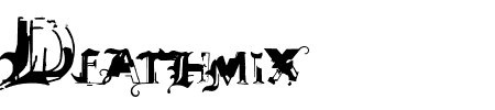 TTF: Deathmix Schriftart