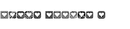 TTF: Heart Things 2 Schriftart