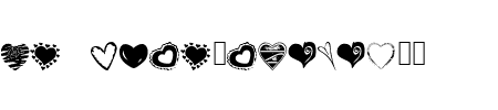 TTF: KR Heartalicious Schriftart