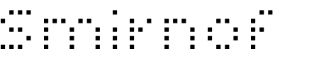 TTF: Smirnof Font
