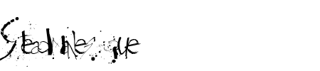TTF: Steadmanesque Font