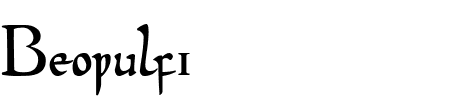 TTF: Beowulf1 Schriftart
