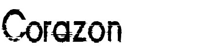 TTF: Corazon Schriftart