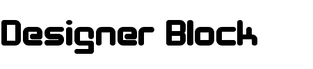 Font Designer Block: Mehr Infos & Zeichen Übersicht TTF: Designer Block Font