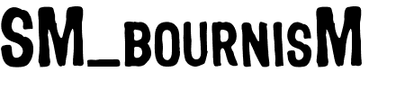 TTF: SM_bournisM Schriftart