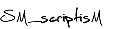 TTF: SM_scriptisM Schriftart