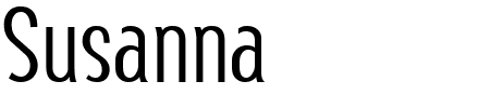 Schriftart Susanna: Mehr Infos & Vorschau Generator TTF: Susanna Schriftart