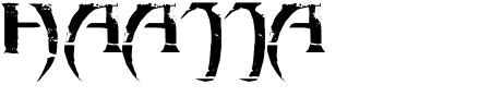 TTF: haAJJA Schriftart