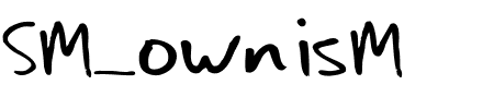 TTF: SM_ownisM Schriftart